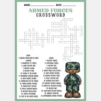 armed civilians crossword clue.